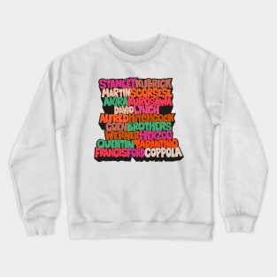 Legendary Movie Directors - Blockletter Typo Style Series Crewneck Sweatshirt